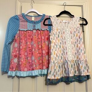 ❗️ Set of 2 Matilda Jane Kids Shirt and Pajamas Size 12
